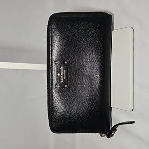 Kate Spade Wellesley Neda Zip Around Wallet Black